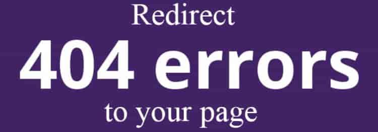 All 404 Page Redirect