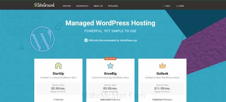 SiteGround: Cheap and Best WordPress Hosting for Blog