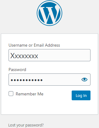login wordpress admin dashboard