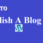 Publish blog post on WordPress